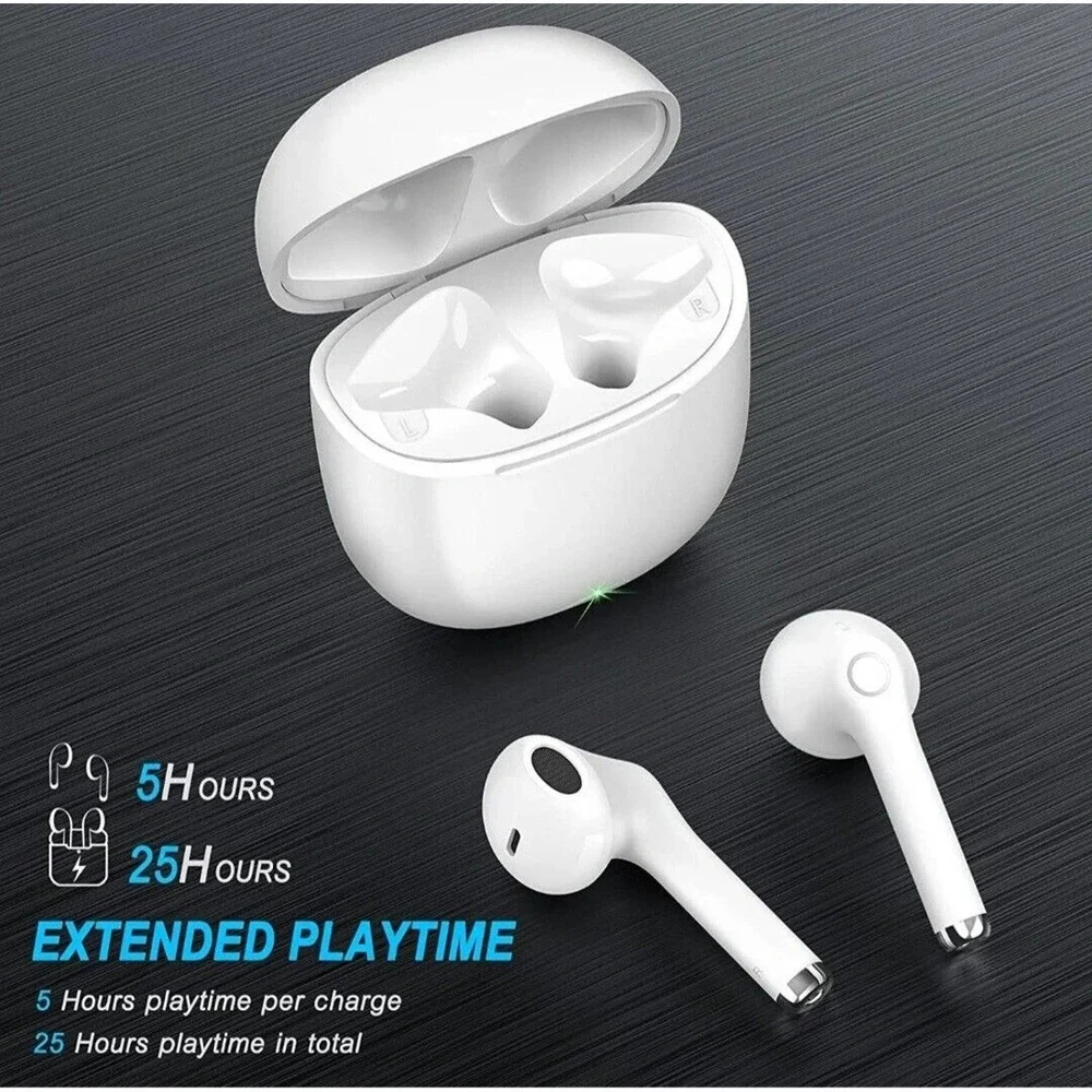 Yobola T9 Wireless Earbuds Bluetooth Headphones HiFi Stereo IPX5 Touch USB-C